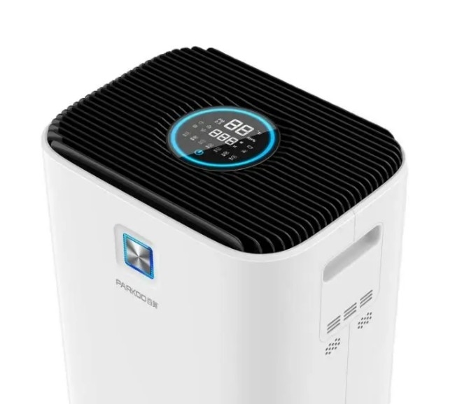 Bluetooth slimme luchtontvochtiger TFT LCD PM2.5 luchtkwaliteitsindicator HEPA H11 koolstofanion WiFi