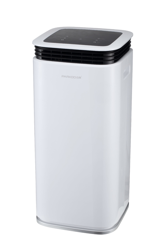 16L Hidden Screen LED Home Dehumidifier 2.2L Tank Tower 360° Winduitlaat Smart Humidity Touch Control