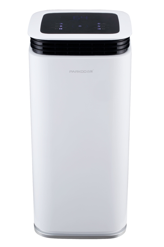 16L Hidden Screen LED Home Dehumidifier 2.2L Tank Tower 360° Winduitlaat Smart Humidity Touch Control