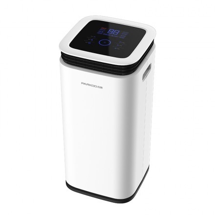 16L Hidden Screen LED Home Dehumidifier 2.2L Tank Tower 360° Winduitlaat Smart Humidity Touch Control